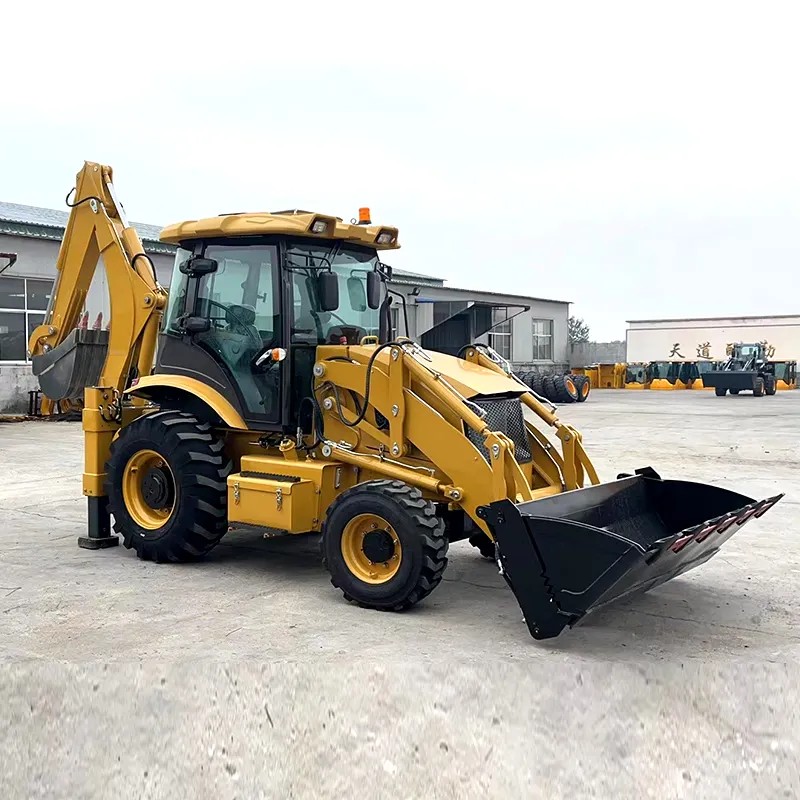 Talamh tuathanais Towable Backhoe Mini Cladhach